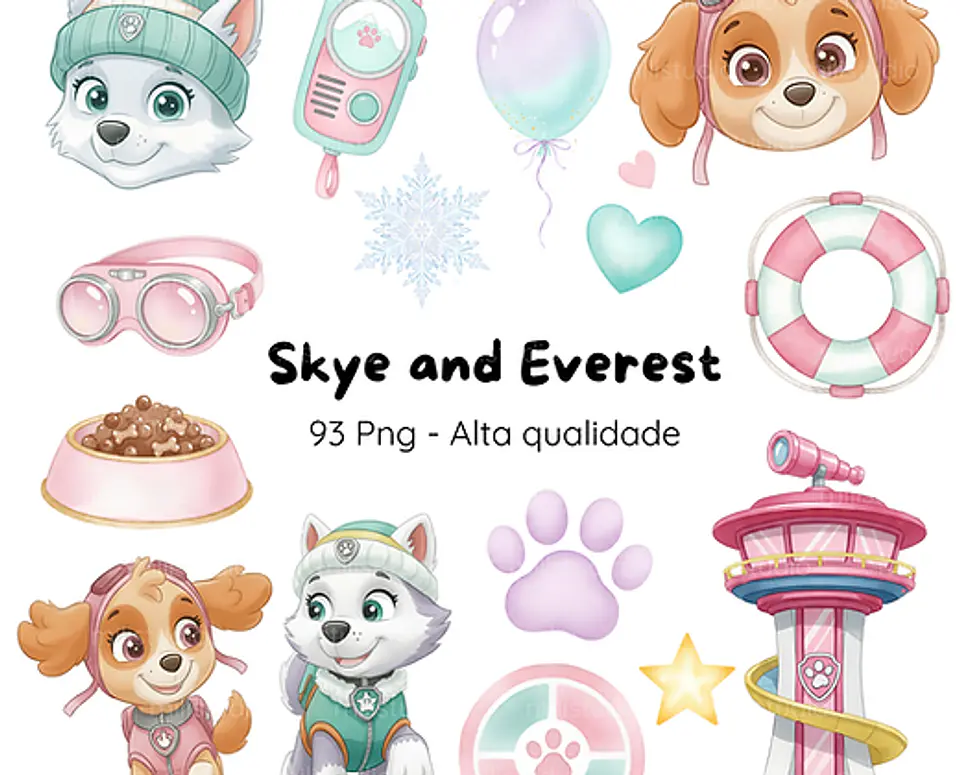 Skye e Everest - Kit Digital  1