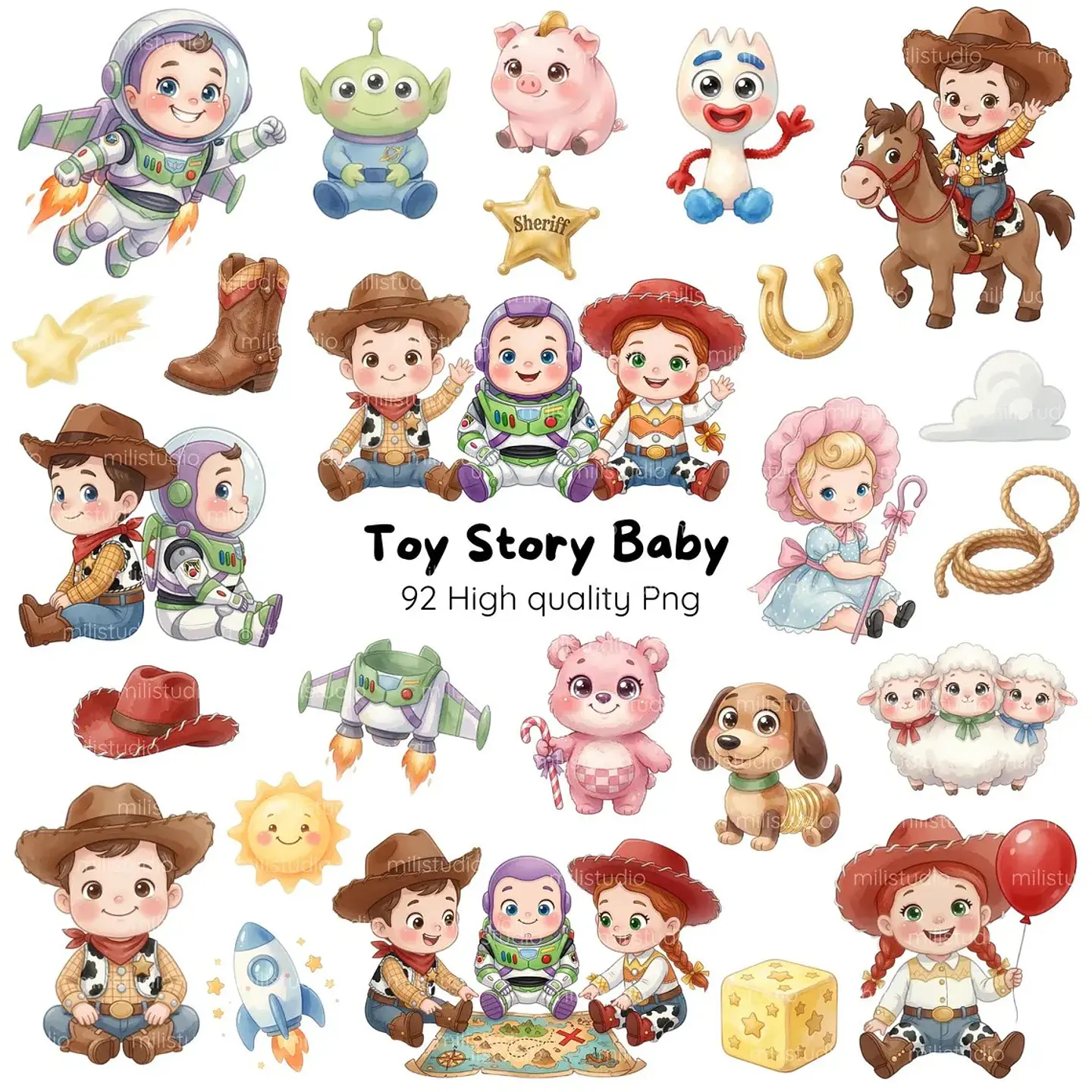 Toy Story Baby- Kit Digital    1