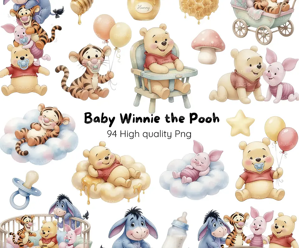 Ursinho Pooh- Kit Digital  1