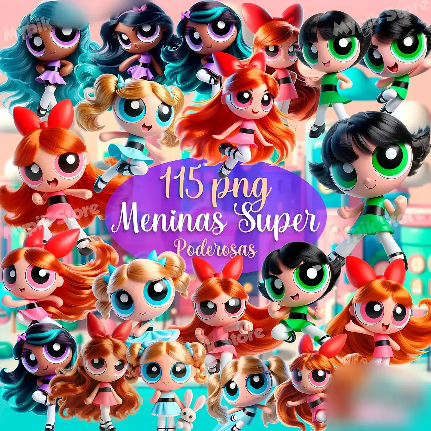 Superpoderosas 3D- Kit Digital   1