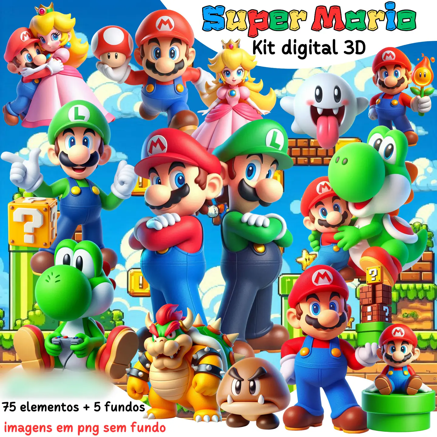 Super Mario 3D- Kit Digital   1