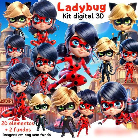  Ladybug 3D- Kit Digital  