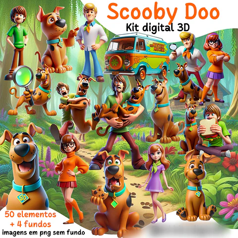 Scooby Doo- Kit Digital     