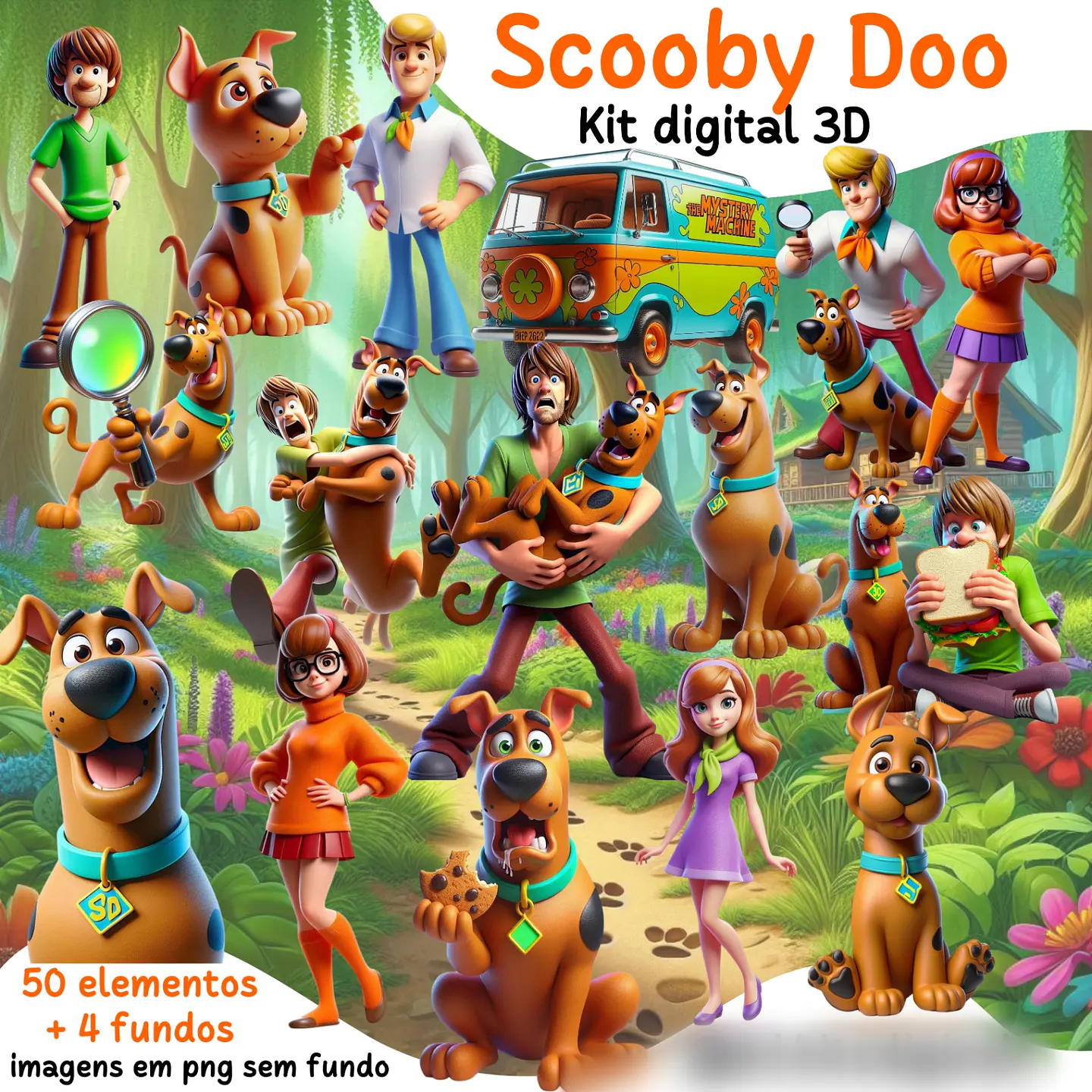 Scooby Doo- Kit Digital      1