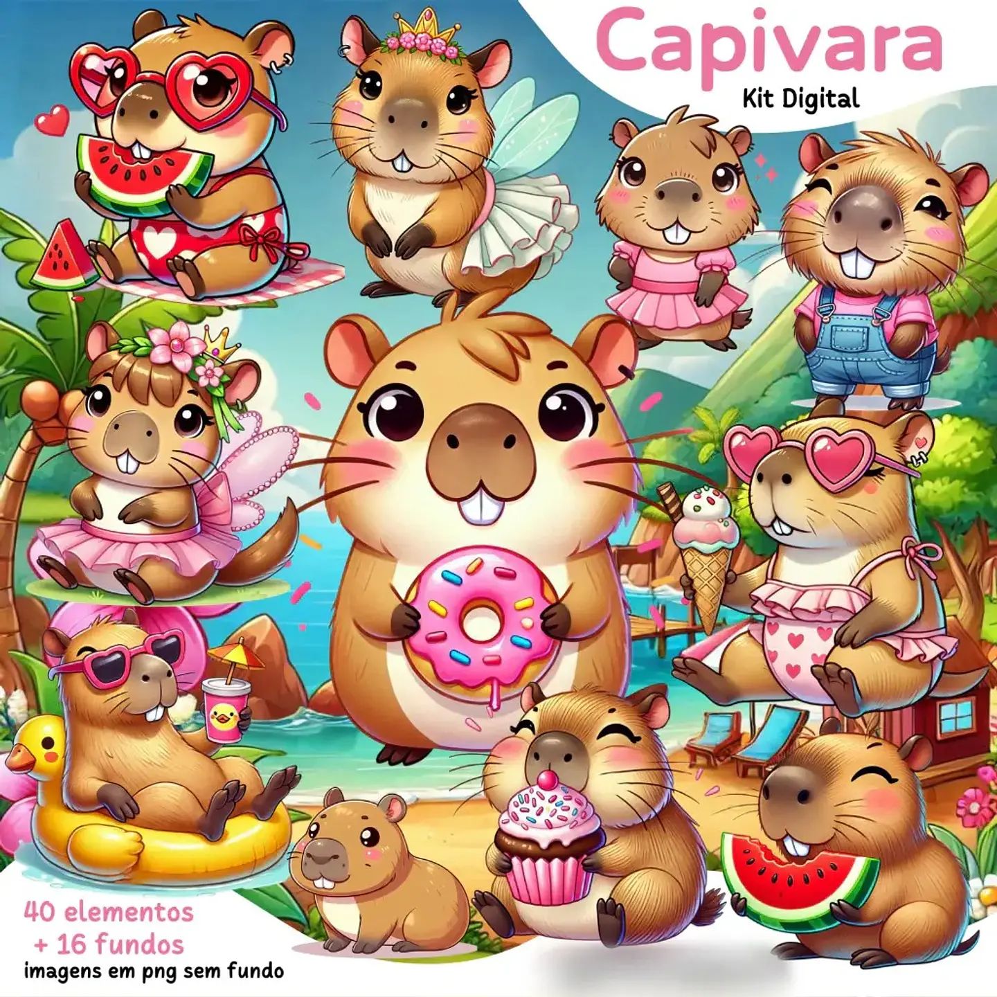 Capivara- Kit Digital    1