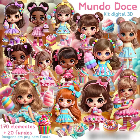 Mundo Doce- Kit Digital 