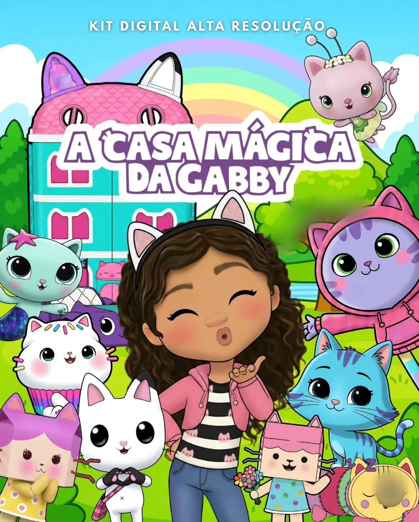 A CASA MÁGICA DA GABBY- Kit Digital   1