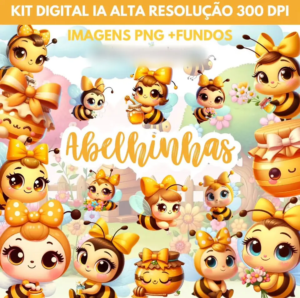 ABELHINHAS- Kit Digital  1