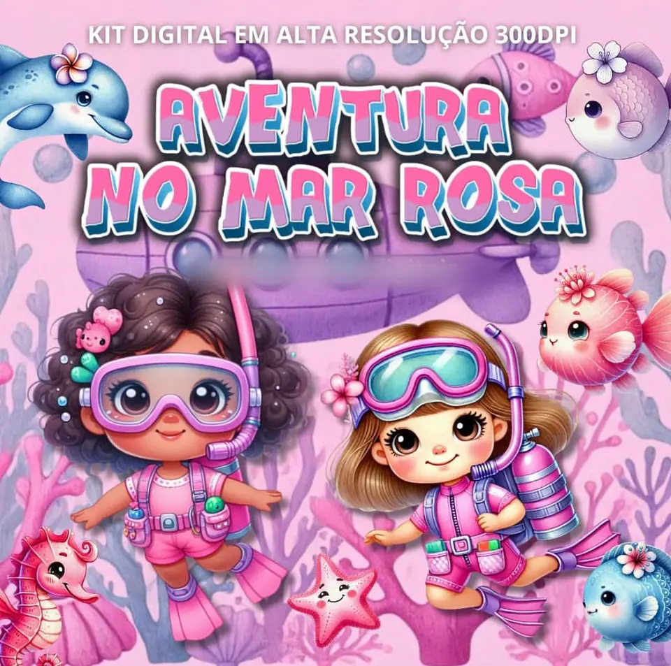 AVENTURA NO MAR ROSA- Kit Digital  1