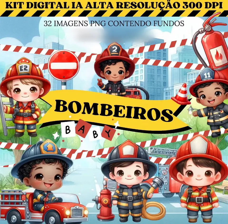 BOMBEIROS BABY- Kit Digital 1