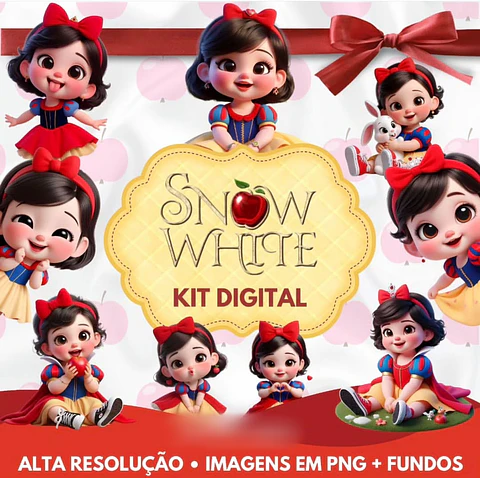 BRANCA DE NEVE BABY- Kit Digital  