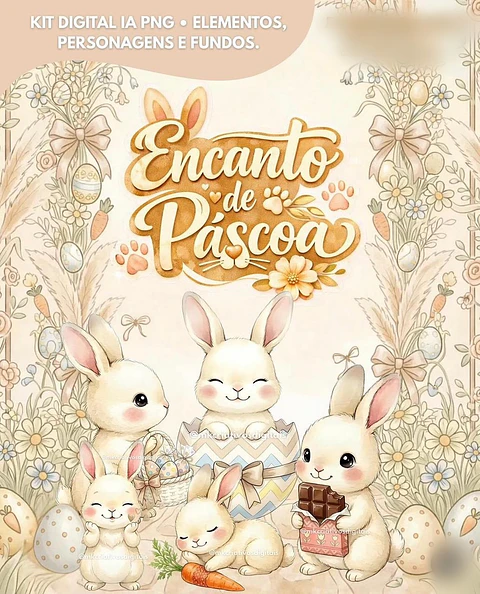 Encanto de Páscoa- Kit Digital  