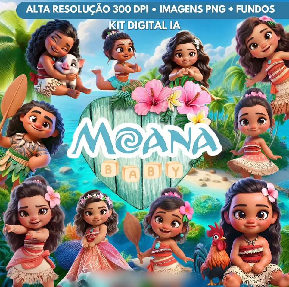 MOANA BABY- Kit Digital    1