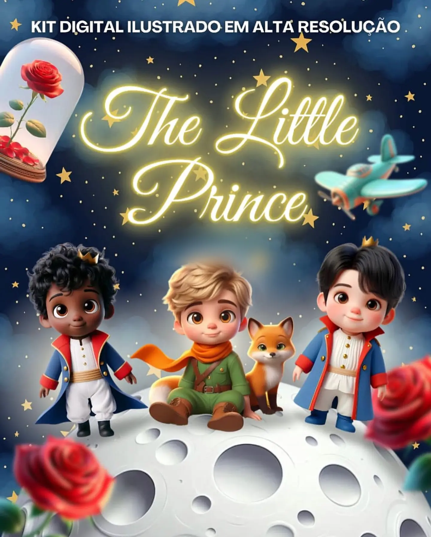 O PEQUENO PRÍNCIPE COM MASCOTES- Kit Digital     1