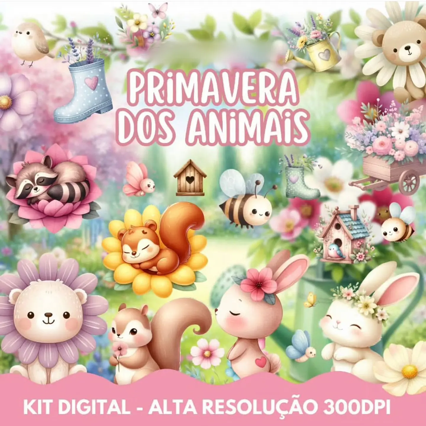 PRIMAVERA DOS ANIMAIS- Kit Digital  1