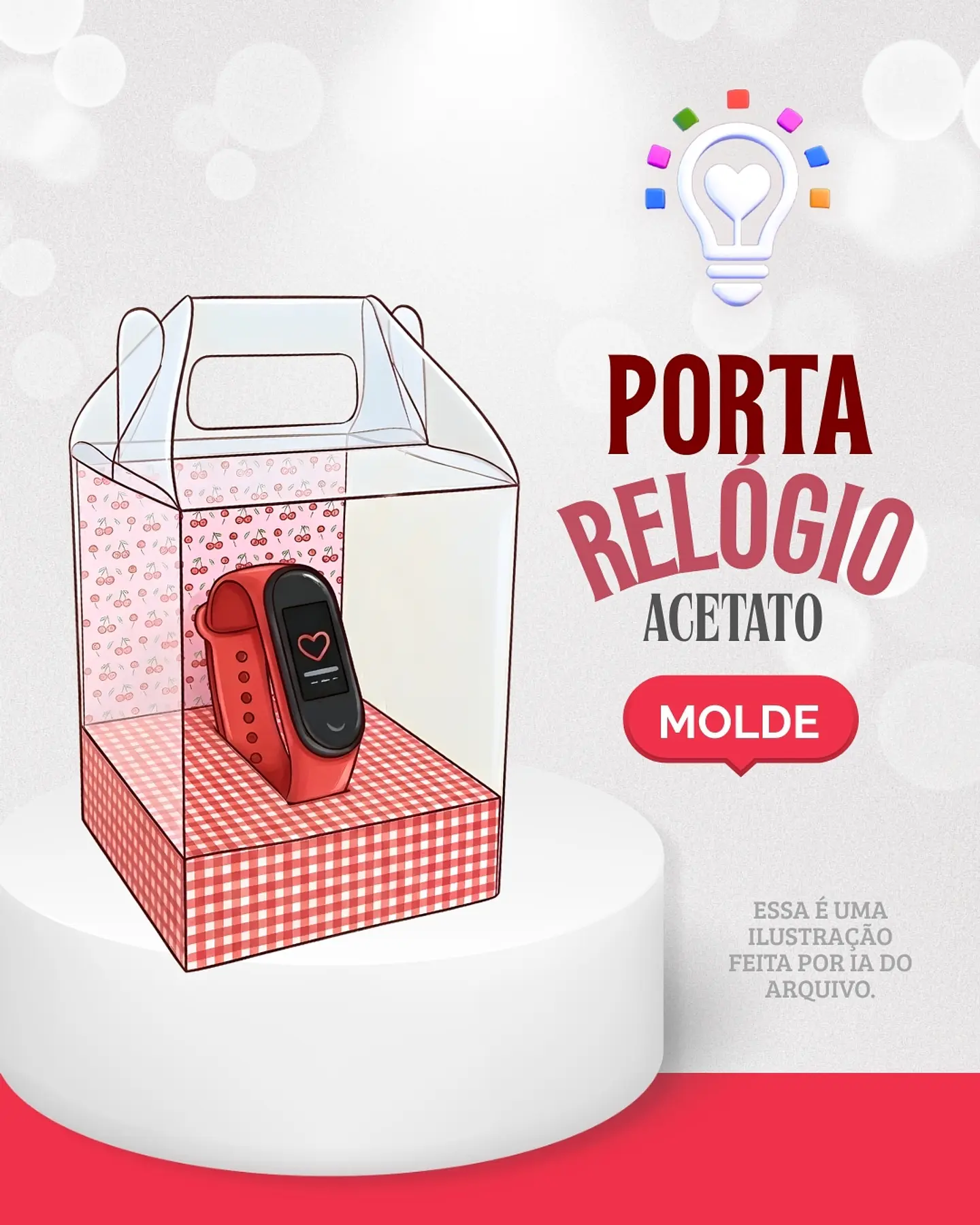 Caixa Porta Relógio - Arquivo de Corte 1
