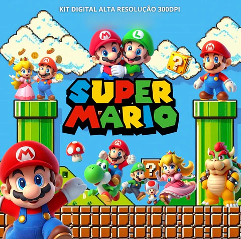 SUPER MARIO- Kit Digital  
