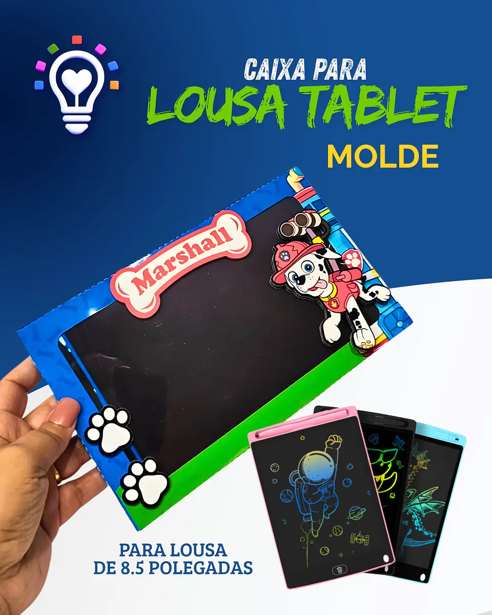 Caixa Tablet - Arquivo de Corte 1