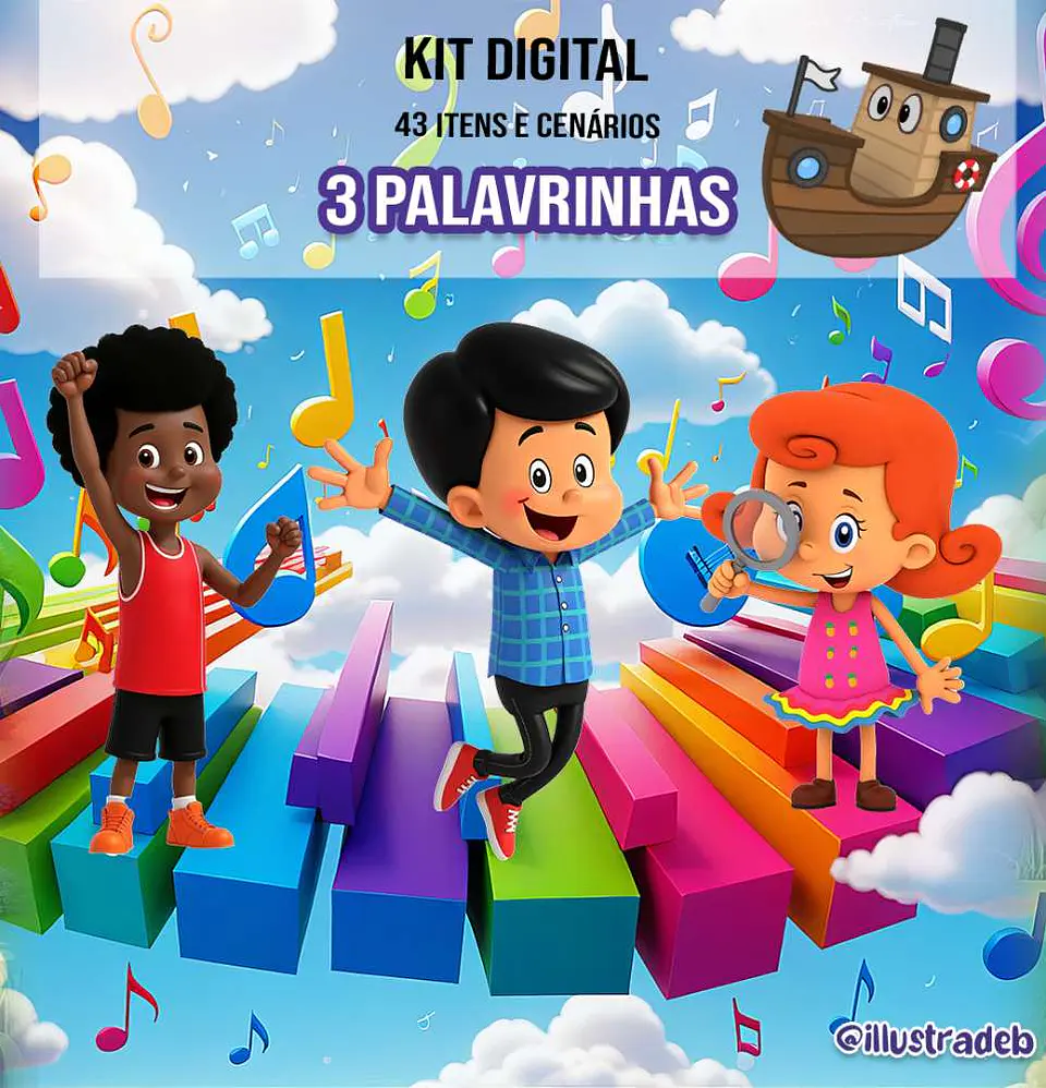 3 Palavrinhas- Kit Digital 1