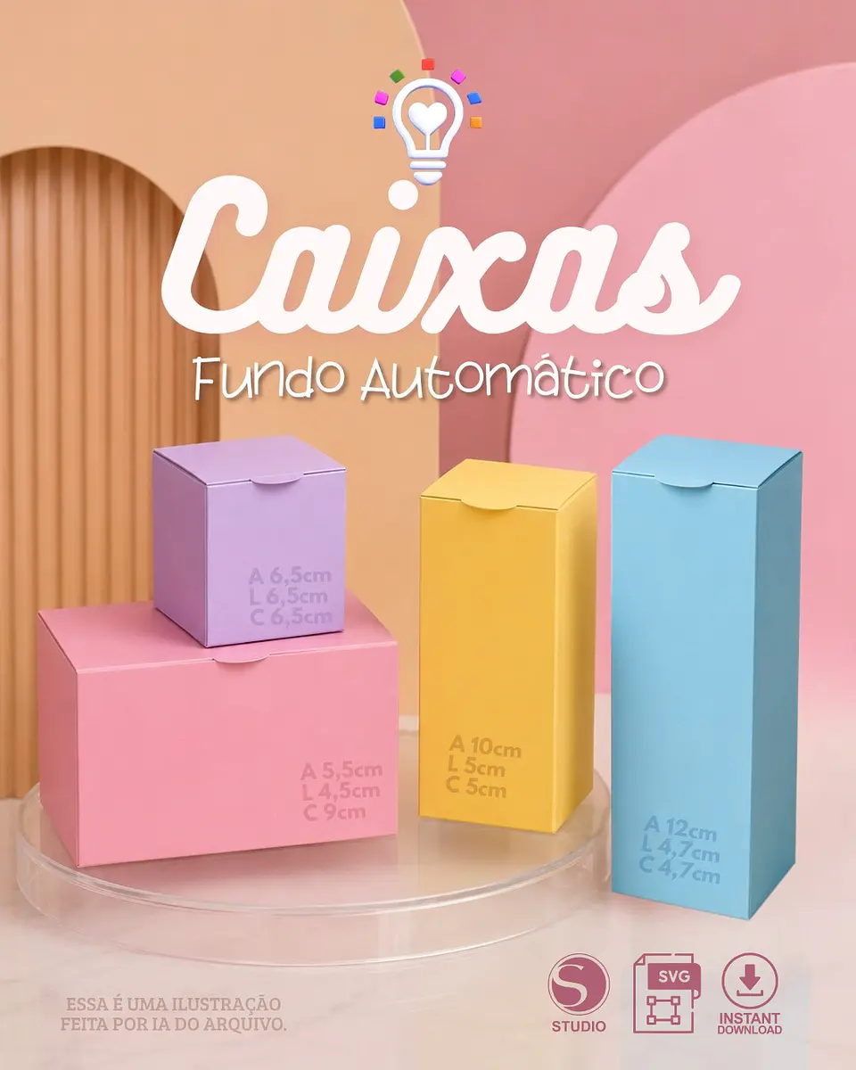 Caixas Fundo Automático - Arquivo de Corte 1
