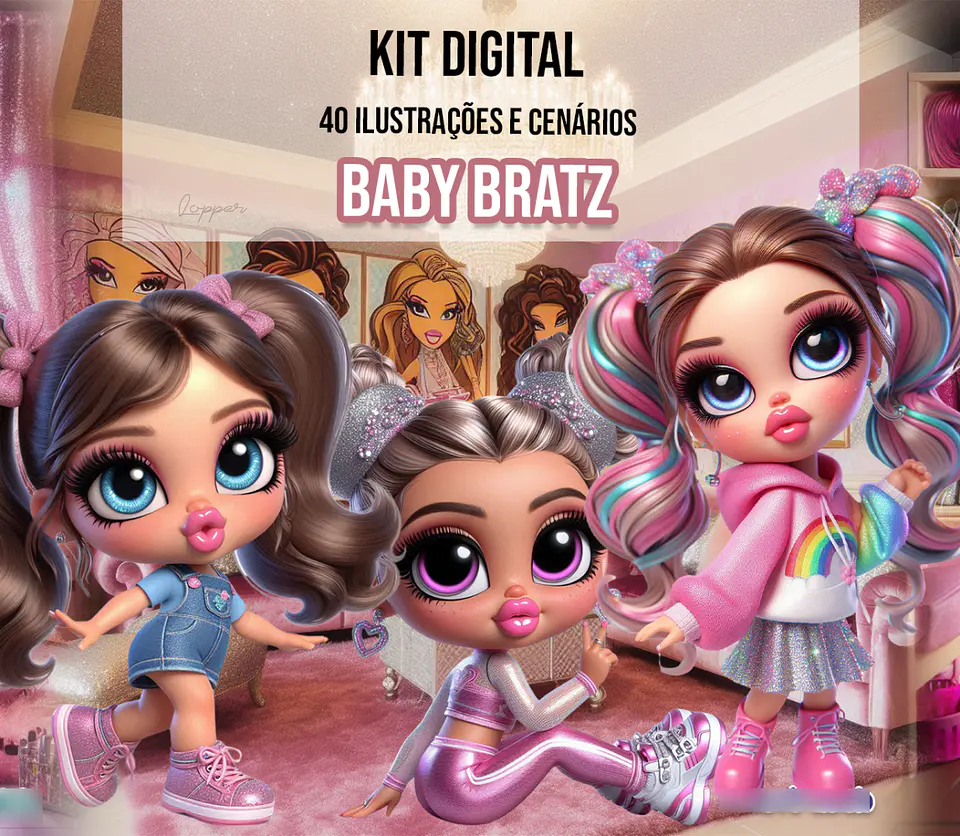 Baby Bratz- Kit Digital  1