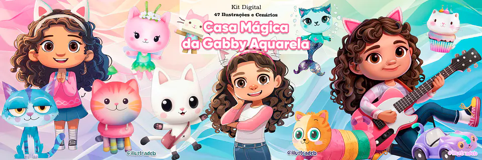 Casa Mágica da Gabby- Kit Digital   1