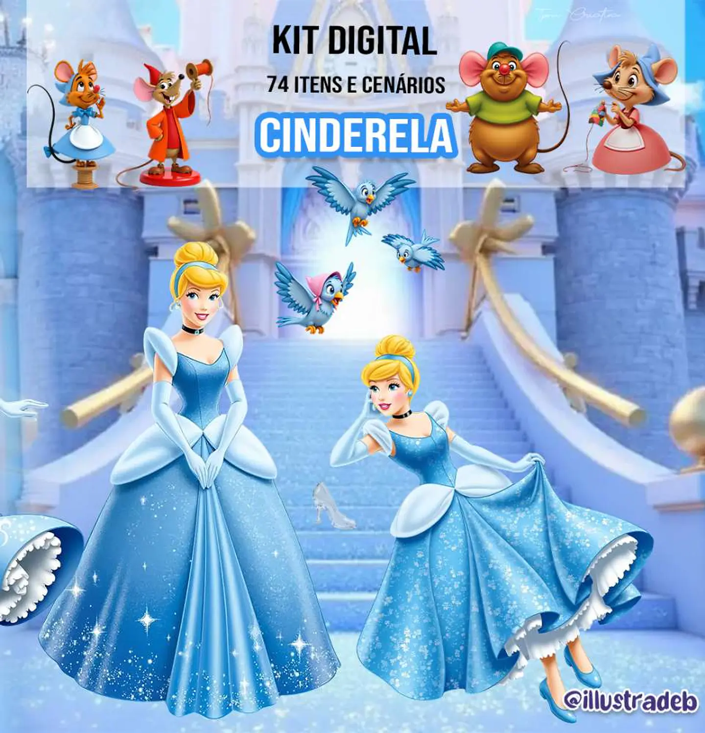 Cinderela- Kit Digital 1
