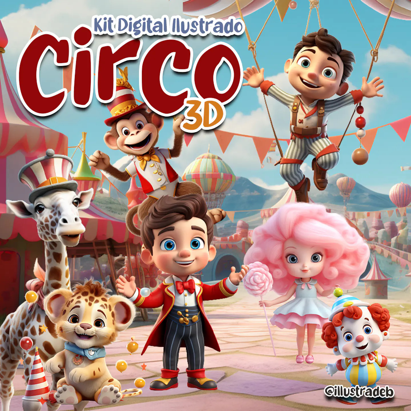Circo 3D- Kit Digital  1