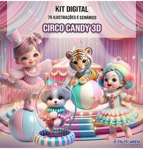 Circo Candy 3D- Kit Digital   