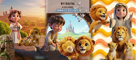 Daniel na cova dos leões- Kit Digital