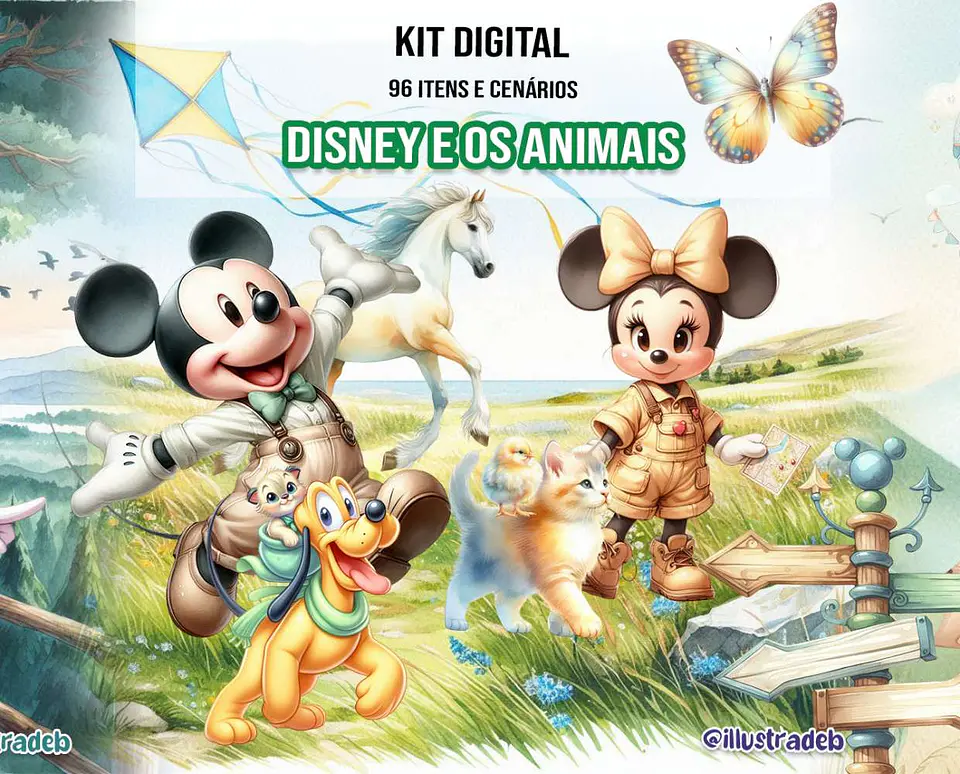Disney e os Animais- Kit Digital    1