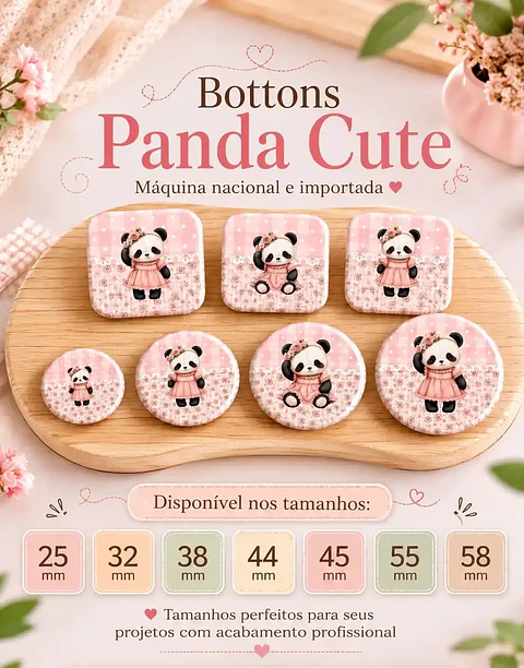 Bottons Panda