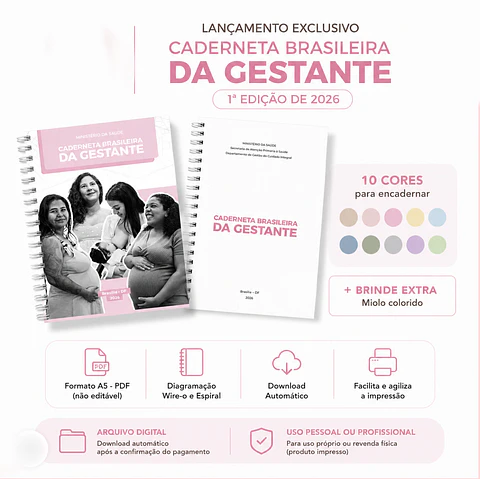 Caderneta Gestante – 1ª Edição 2026