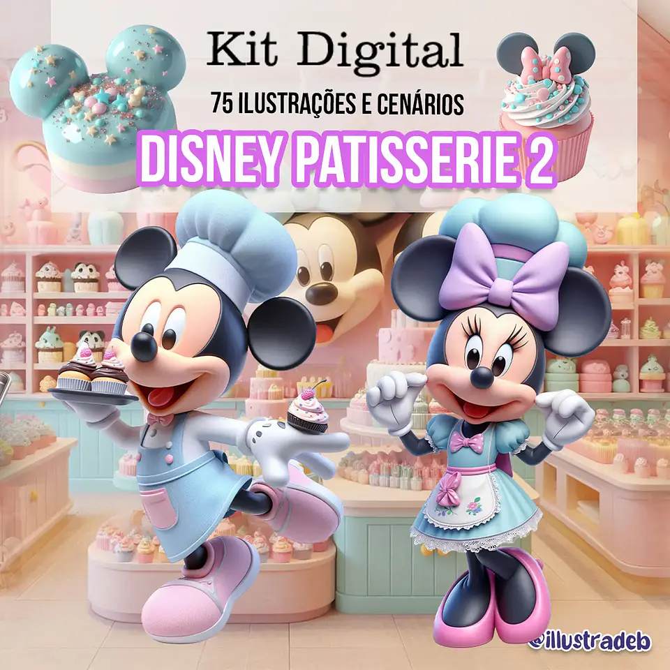 Disney Patisserie 2- Kit Digital  1