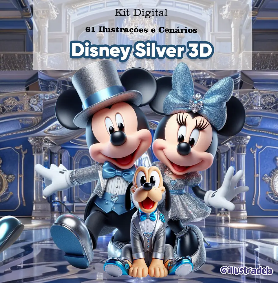 Disney Silver 3D- Kit Digital   1