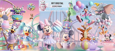 Disney_Parque_Candy- Kit Digital    