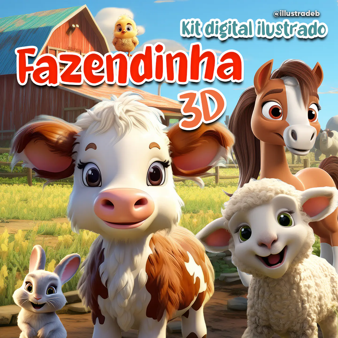 Fazendinha 3D- Kit Digital      1
