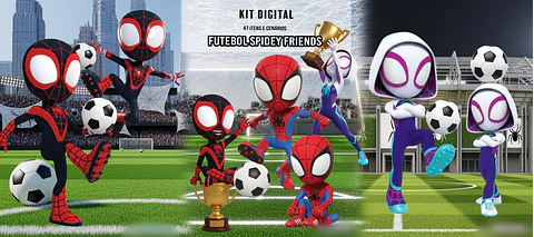 Futebol_Spidey_Friends- Kit Digital   