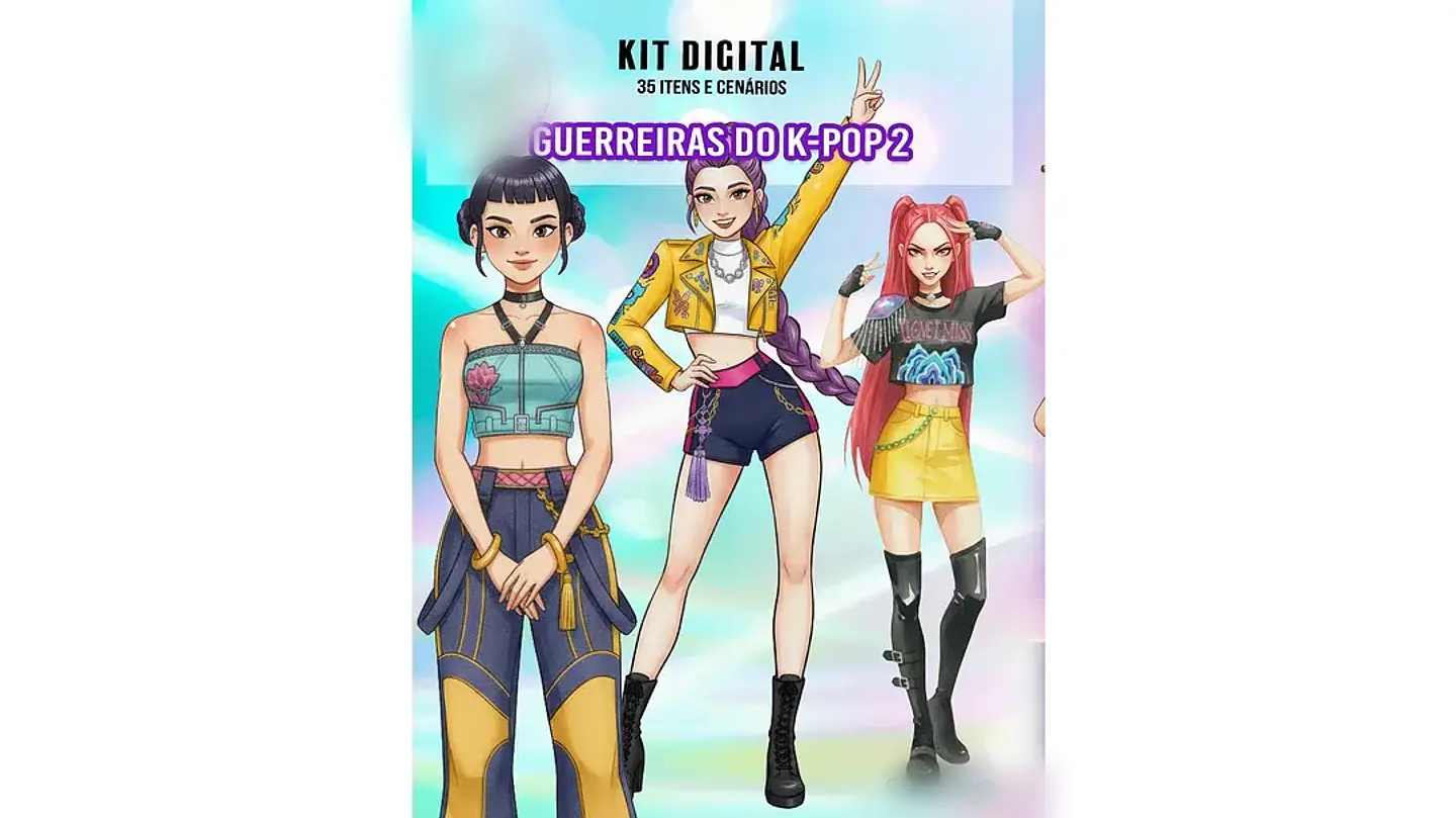 Guerreiras do KPop 2- Kit Digital   1
