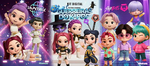 Guerreiras_do_K-Pop- Kit Digital   
