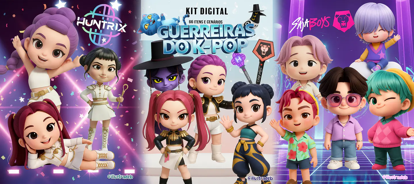 Guerreiras_do_K-Pop- Kit Digital    1