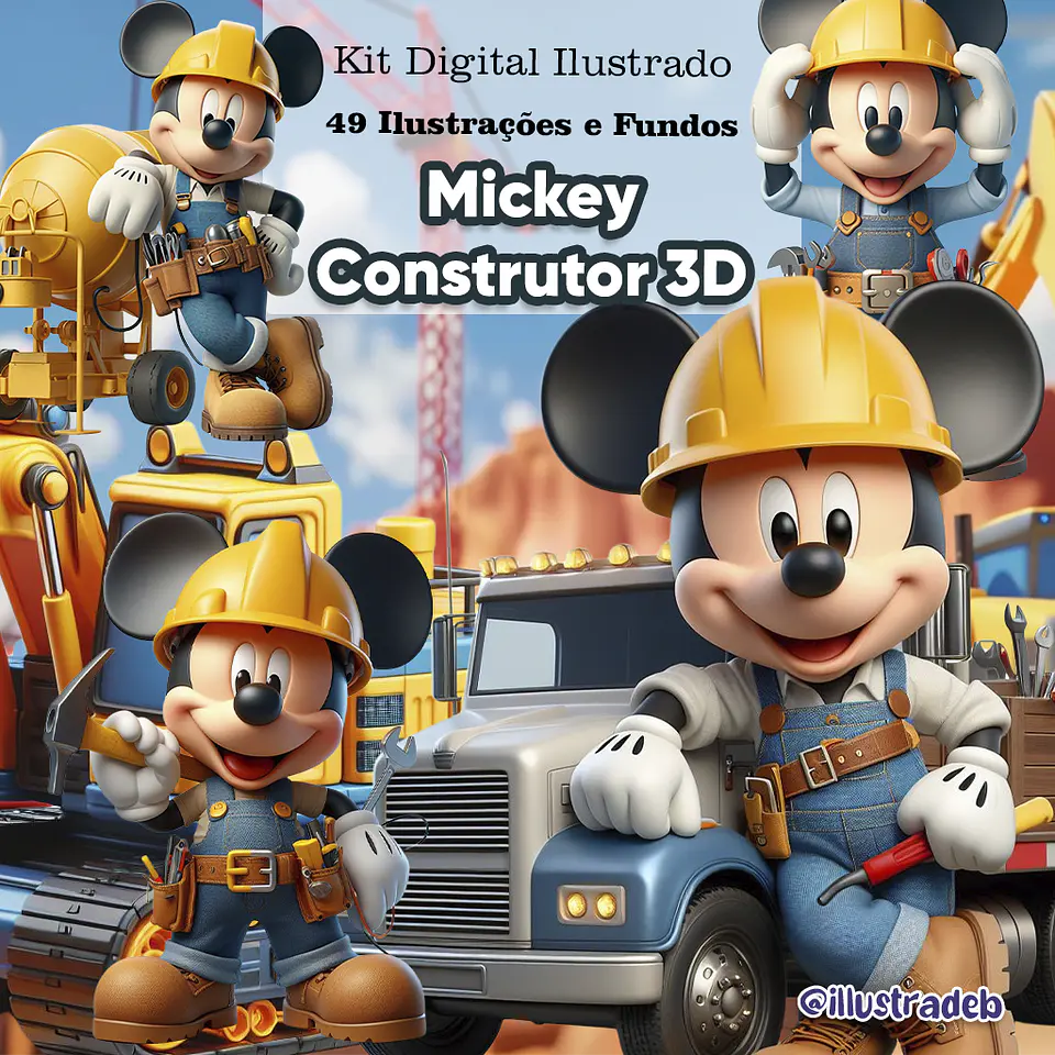 Mickey Construtor- Kit Digital  1
