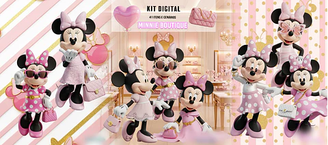 Minnie Boutique- Kit Digital 