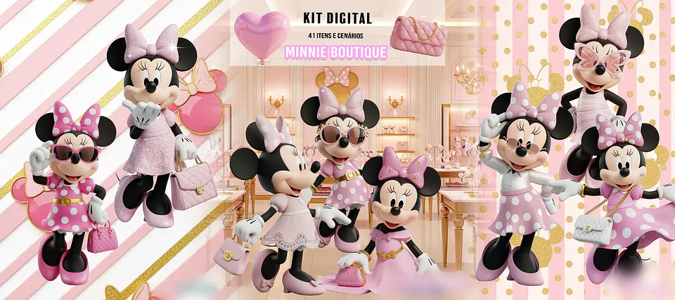 Minnie Boutique- Kit Digital  1