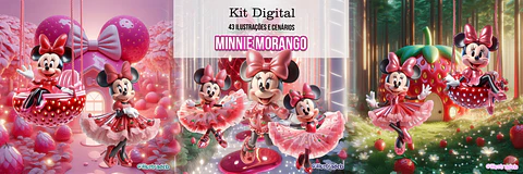 Minnie Morango- Kit Digital    