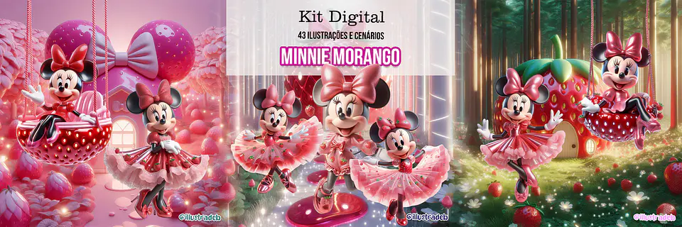 Minnie Morango- Kit Digital     1