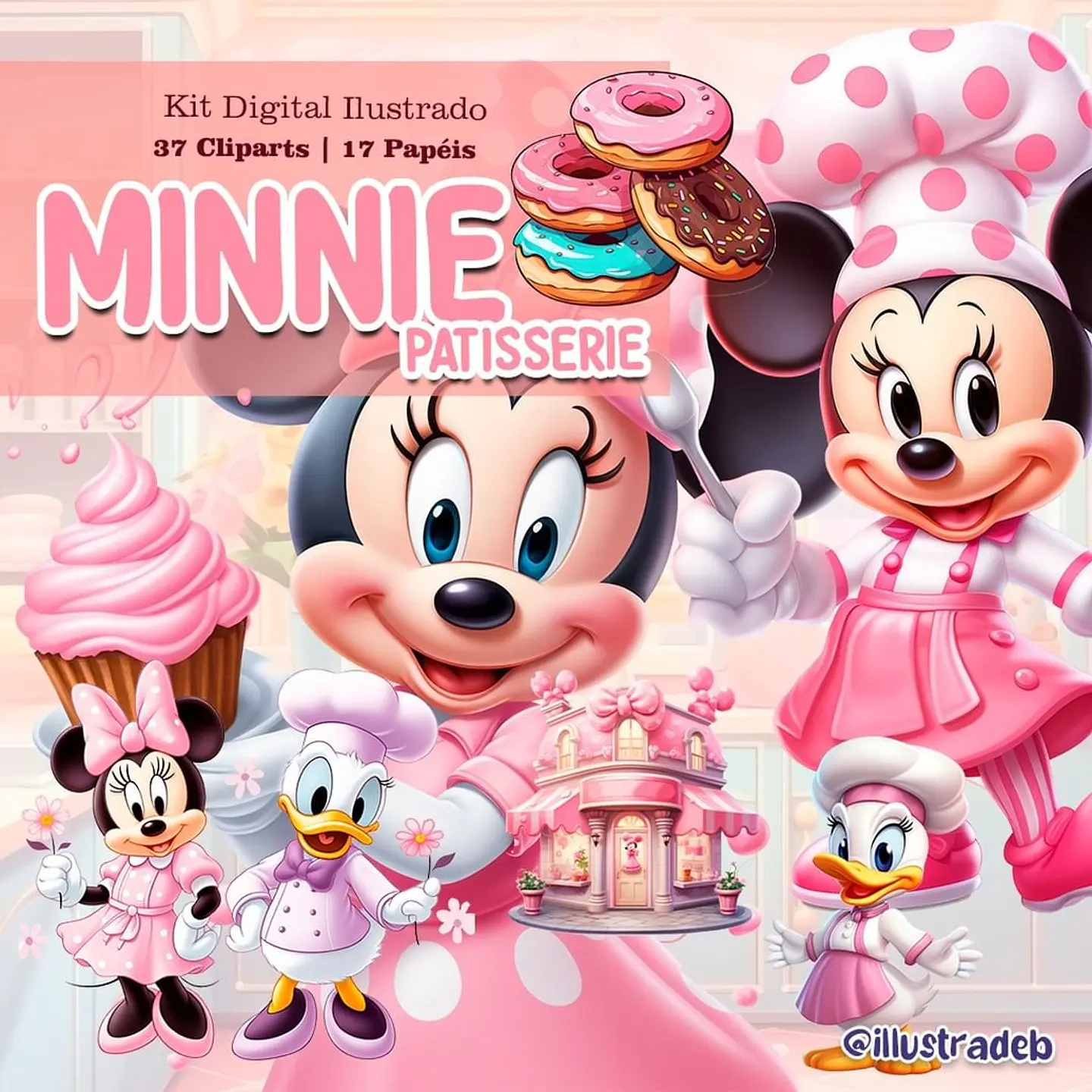 Minnie Patisserie- Kit Digital      1