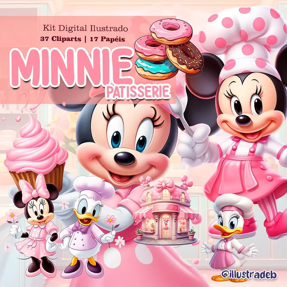 Minnie Patisserie- Kit Digital      1