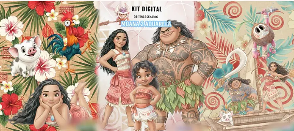 Moana_2_Aquarela- Kit Digital   1