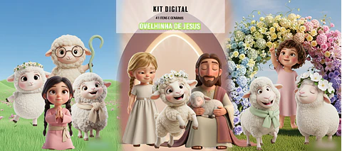 Ovelhinha de Jesus- Kit Digital   